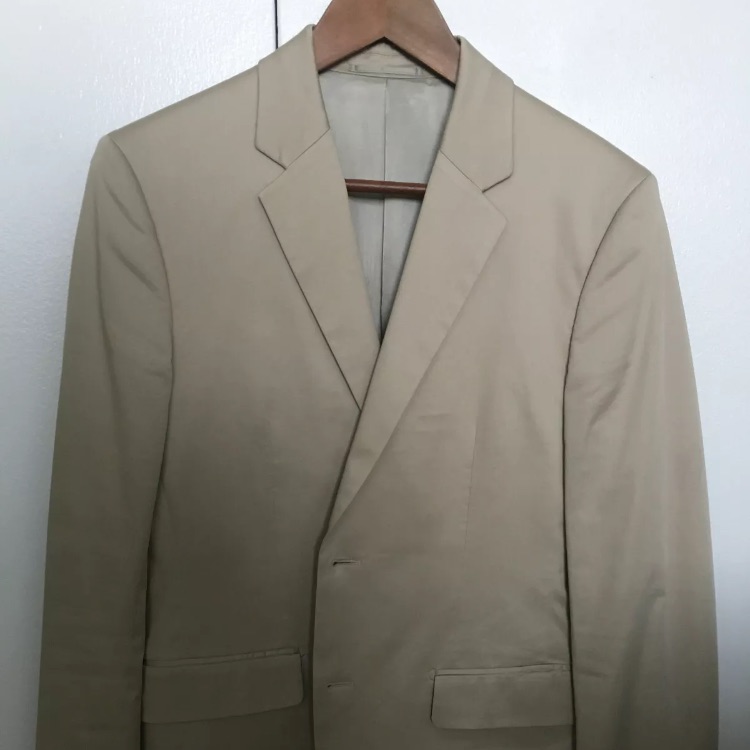 Theory Men’s Jacket Size 28 Beige Tan Blazer